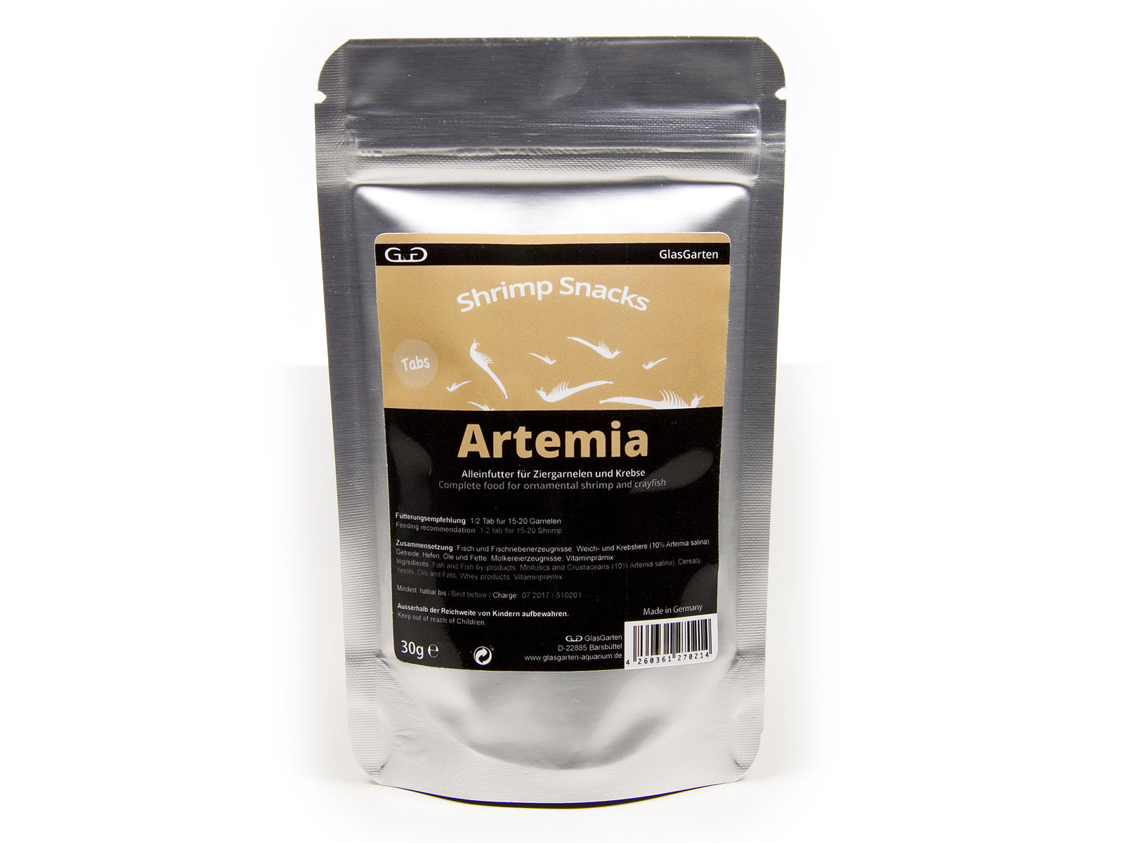 GlasGarten Shrimp Snacks Artemia 30g