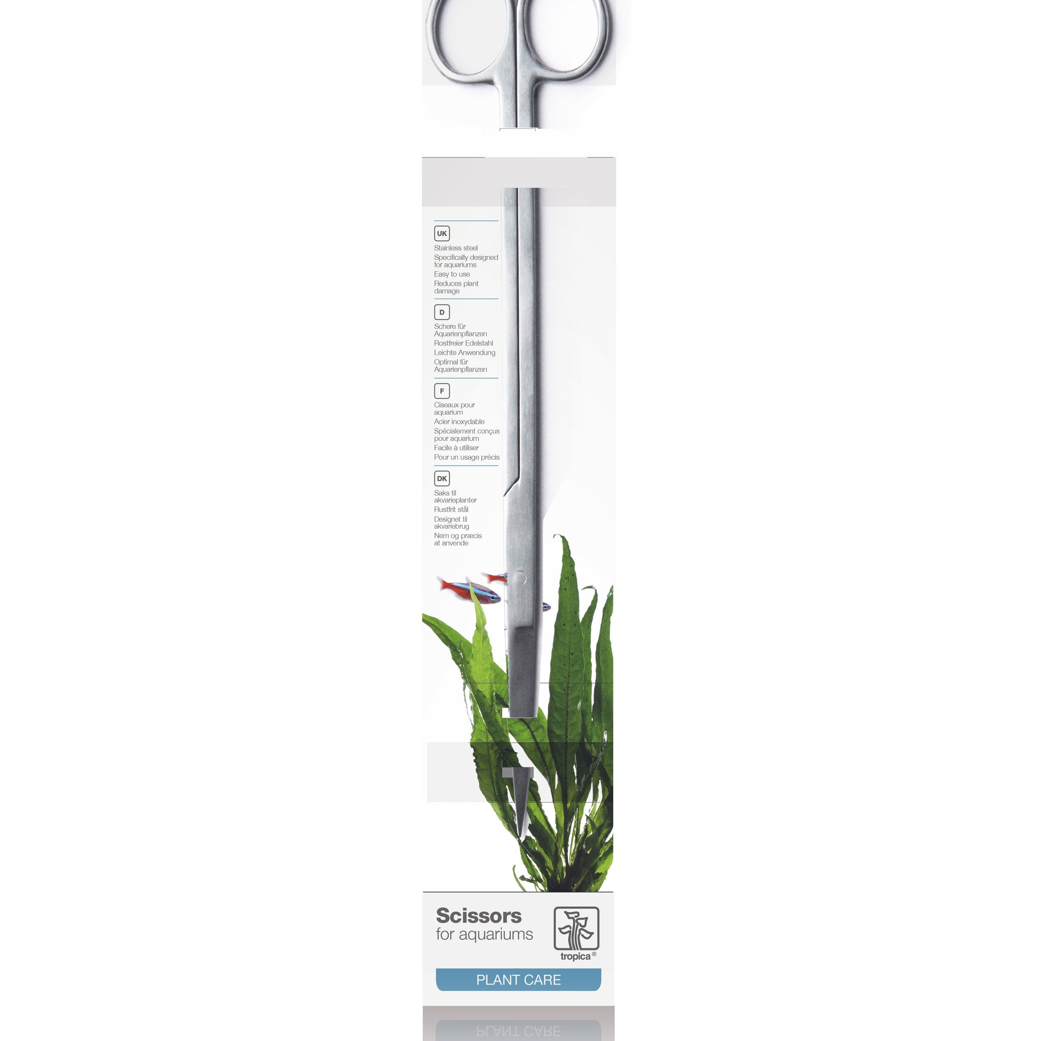 Tropica plant scissors 25cm (S-shaped)